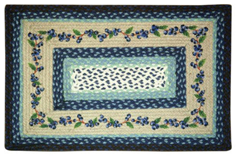 Earth Rugs PP-312 Blueberry Vine Oblong Patch 20" x 30"