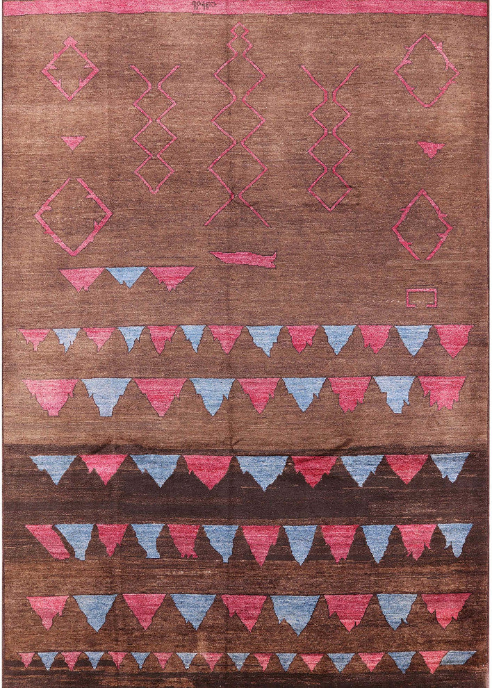 Ahgly Company Indoor Rectangle Mid-Century Modern Area Rugs, 2' x 5'