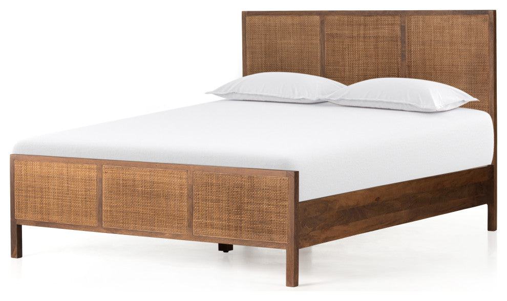 Sydney Bed-Brown Wash-Queen