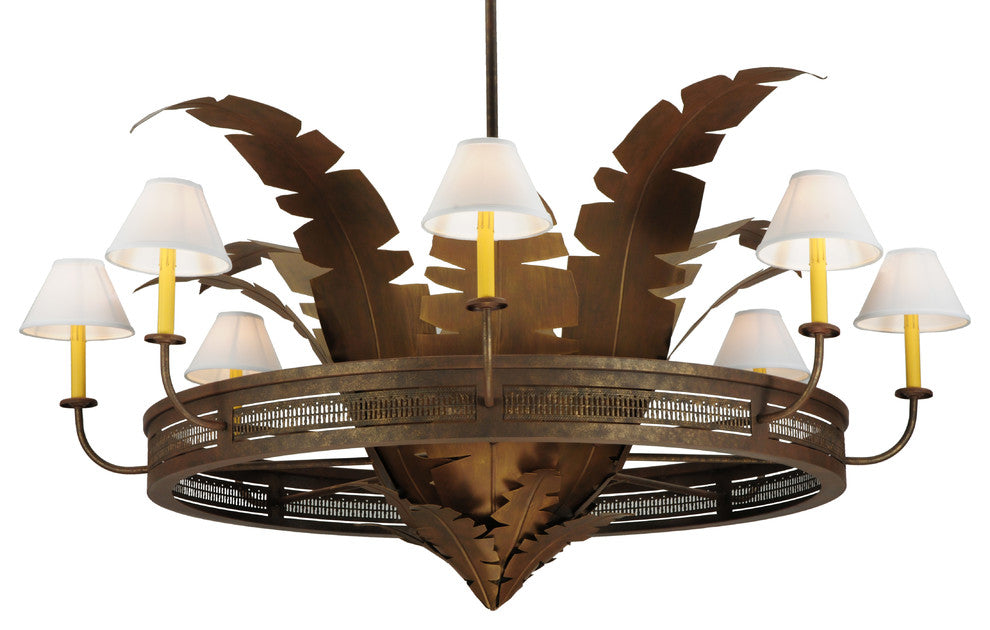 59W Banana Bamboo 6 LT Chandelier
