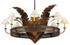 59W Banana Bamboo 6 LT Chandelier