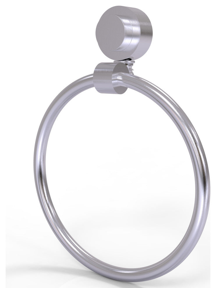 Venus Towel Ring, Satin Chrome