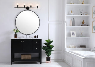 Elegant Lighting LD2322 Collier 4 Light 38"W Vanity Light - Chrome