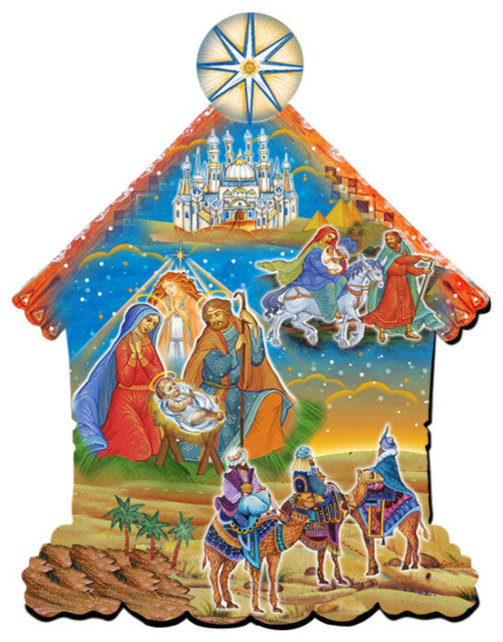Up-Up And Away Advent Calendar Free Standing And Wall Decor