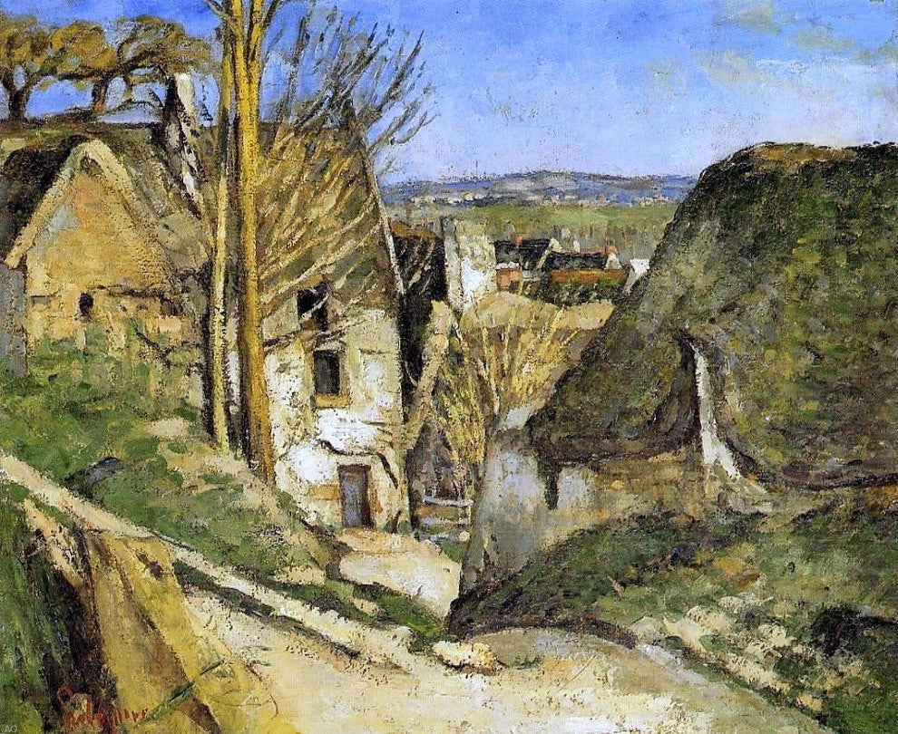 Paul Cezanne House of the Hanged Man- Auvers-sur-Oise Wall Decal