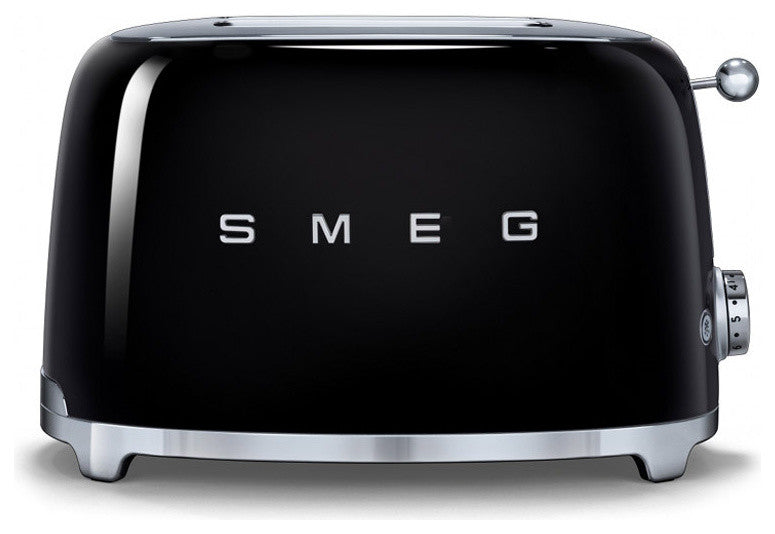 Smeg 50's Retro Style Two Slice Toaster, Black