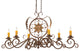 48L Christabel 6 LT Oblong Chandelier