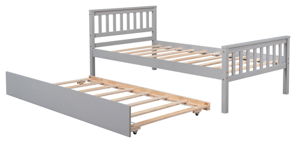 Gewnee Platform Bed Frame with Headboard and Footboard