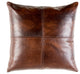 Surya Sheffield SFD-001 20"x20" Pillow Kit, Dark Brown
