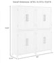 Roarke 2Pc Kitchen Pantry Storage Cabinet Set, 2 Pantries