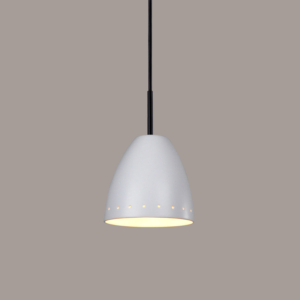 Realm Mini Pendant, Satin White
