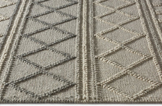 Darius Rectangle Hand Woven Area Rug, Fog, 5'x8'