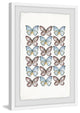 "Butterflies in Rows" Framed Painting Print, 30"x45"