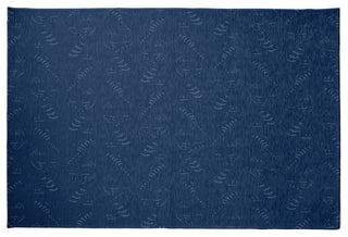Muted Bongo Rug, Navy, 2'x3'