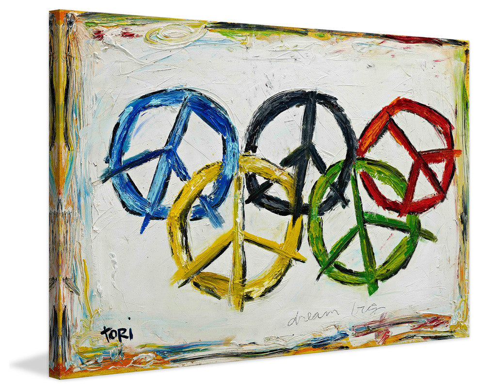 "Dream Big" Painting Print on Canvas by Tori Campisi
