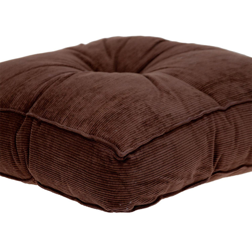 Parkland Collection Alena Brown Floor Pillow