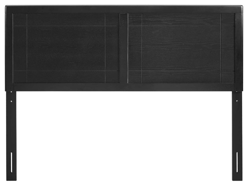 Archie Twin Wood Headboard Black