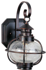 Maxim 30502 Portsmouth 13" Tall 1 Light Wall Sconce - Oil Rubbed Bronze / Seedy