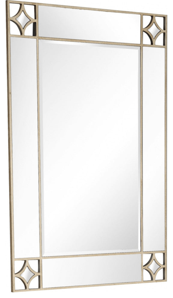 Champagne Finish Wall Mirror