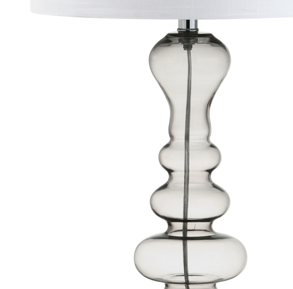 Madeline 35" Curved Glass Table Lamp