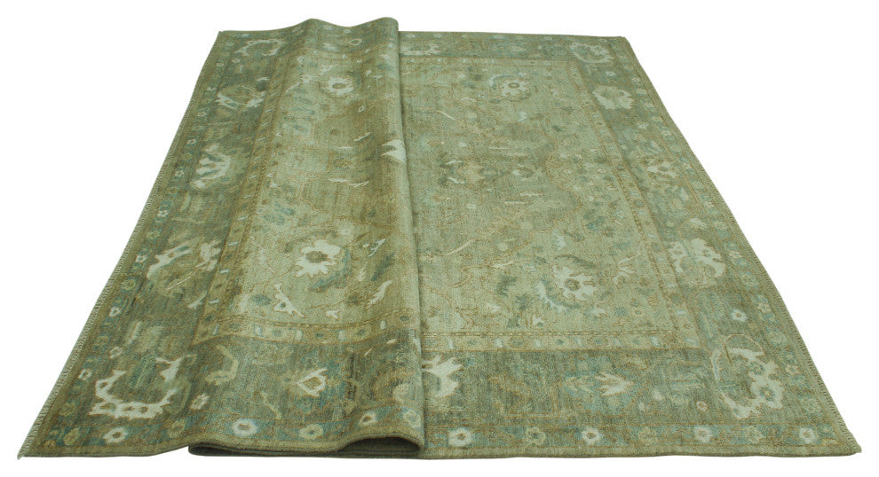 Fine Chobi Andi Grey/Ivory Rug, 8'4 x 9'11