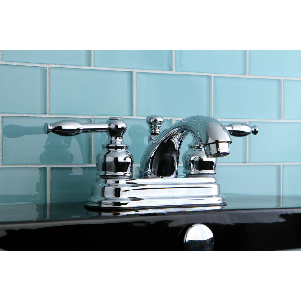 Kingston Brass 4" Centerset Bathroom Faucet, Polished Chrome