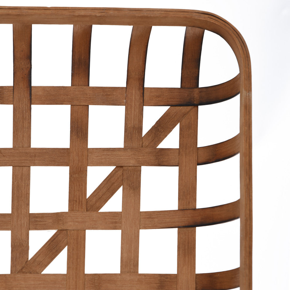 Paracel Natural | Industrial Traditional | Set of Two Bamboo Trays