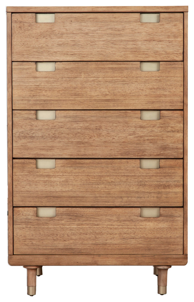 Easton Five Drawer Chest, Sand