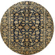 Ahgly Company Indoor Round Traditional Area Rugs, 4' Round