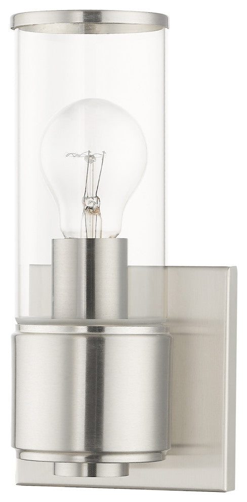 Quincy 1-Light Brushed Nickel ADA Sconce