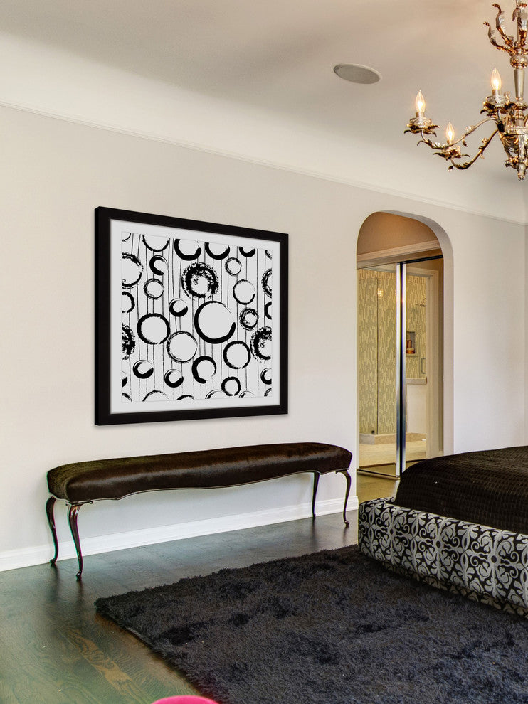 "Circle Variations" Framed Art Print