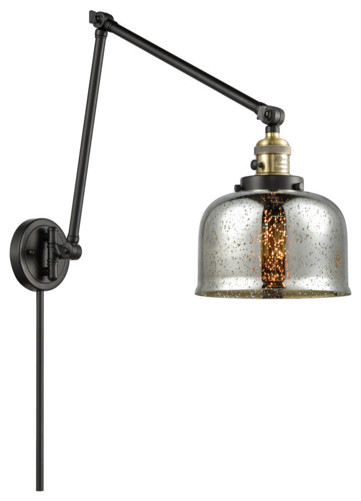 INNOVATIONS 238-BAB-G78 1-Light Swing Arm Black Antique Brass