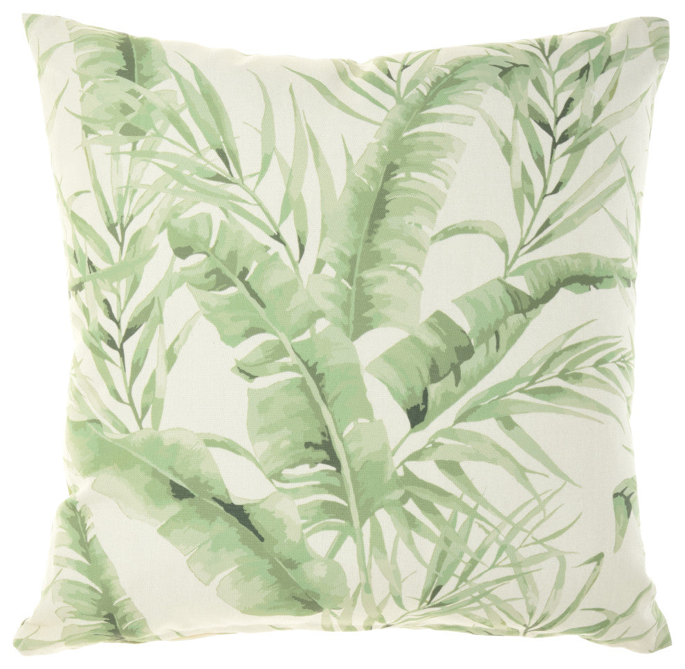 Mina Victory GT124 Throw Pillow, Green, 18" x 18"