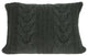 HomeRoots 24" x 5" x 16" Transitional Gray Pillow Cover With Poly Insert
