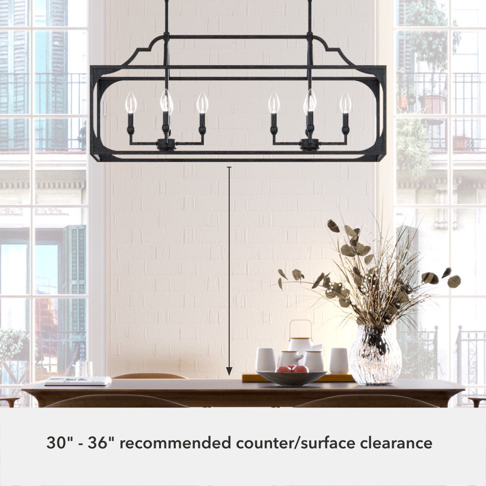 Highland Hill Rustic Iron 8 Light Chandelier Ceiling Light Fixture