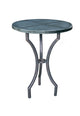 Corinthian Bar Table With 30" Coppet Top, Zinc Top