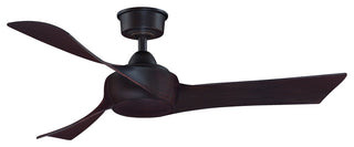 Fanimation Wrap Custom Ceiling Fan Dark Bronze/Dark Walnut Blades, 48"