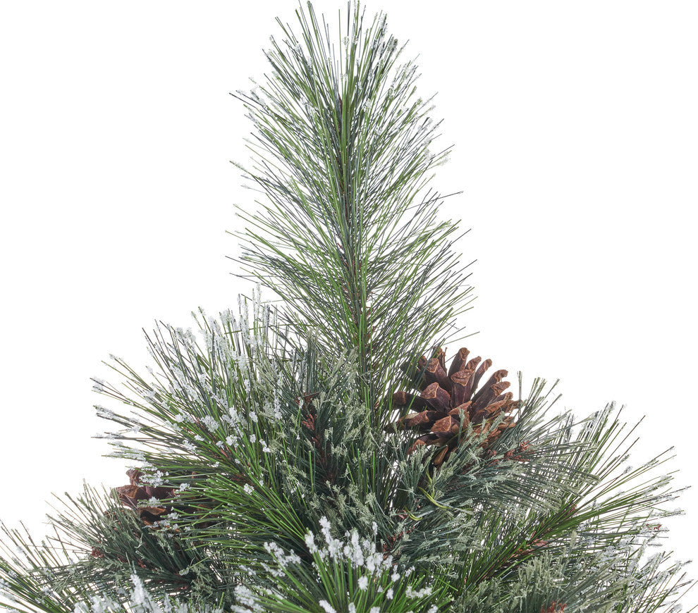 9' Cashmere and Mixed Spruce Artificial Christmas Tree, Unlit