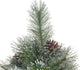 9' Cashmere and Mixed Spruce Artificial Christmas Tree, Unlit