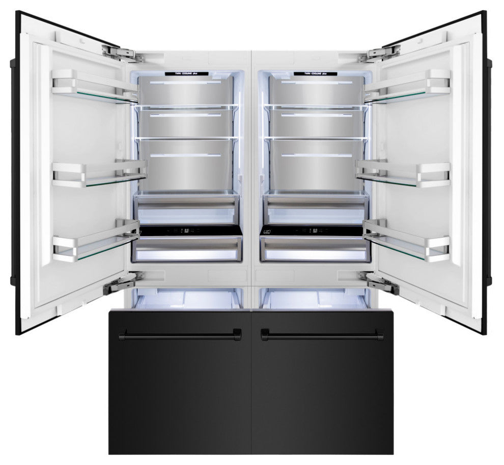 ZLINE Refrigerator With Internal Water, Black Stainless, RBIV-BS-60