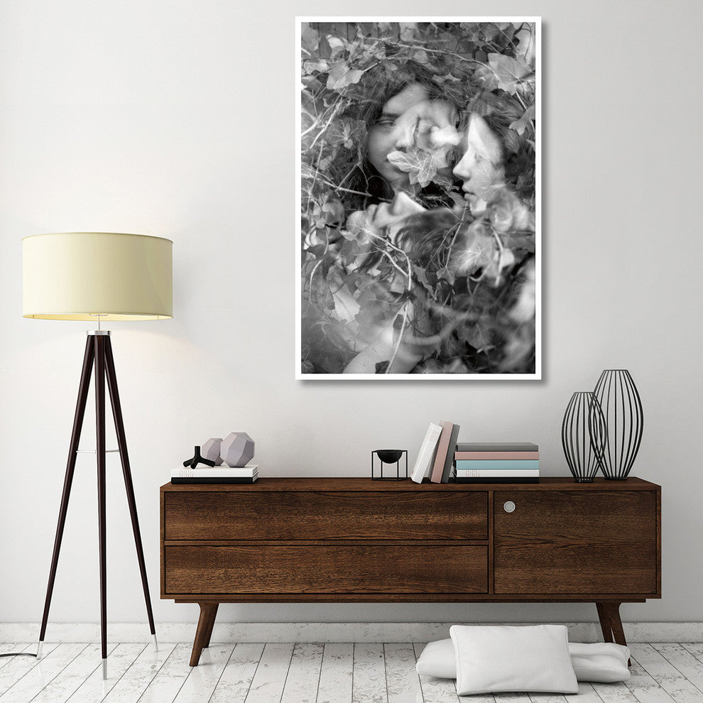 "Hatch X" Digital Paper Print by Laura Marshall, 42"x62"