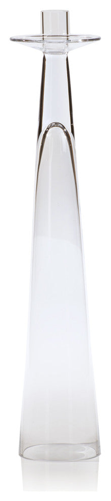 Alina Glass Taper Candle Holder, Medium
