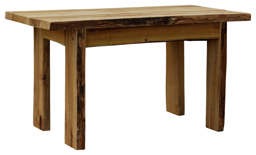 Autumnwood Table - Live Edge Blue Mountain Locust Collection, Mushroom Stain, 5 Foot