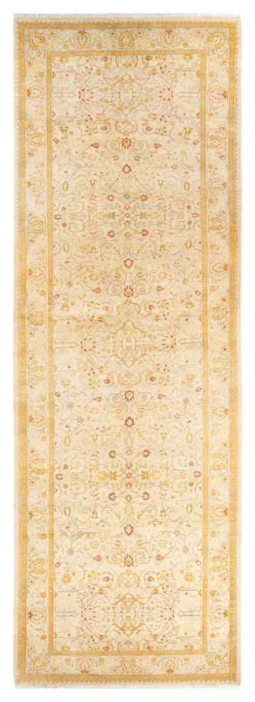 Paletwa One-of-a-Kind Hand-Knotted Runner Ivory, 4'2"x12'4"