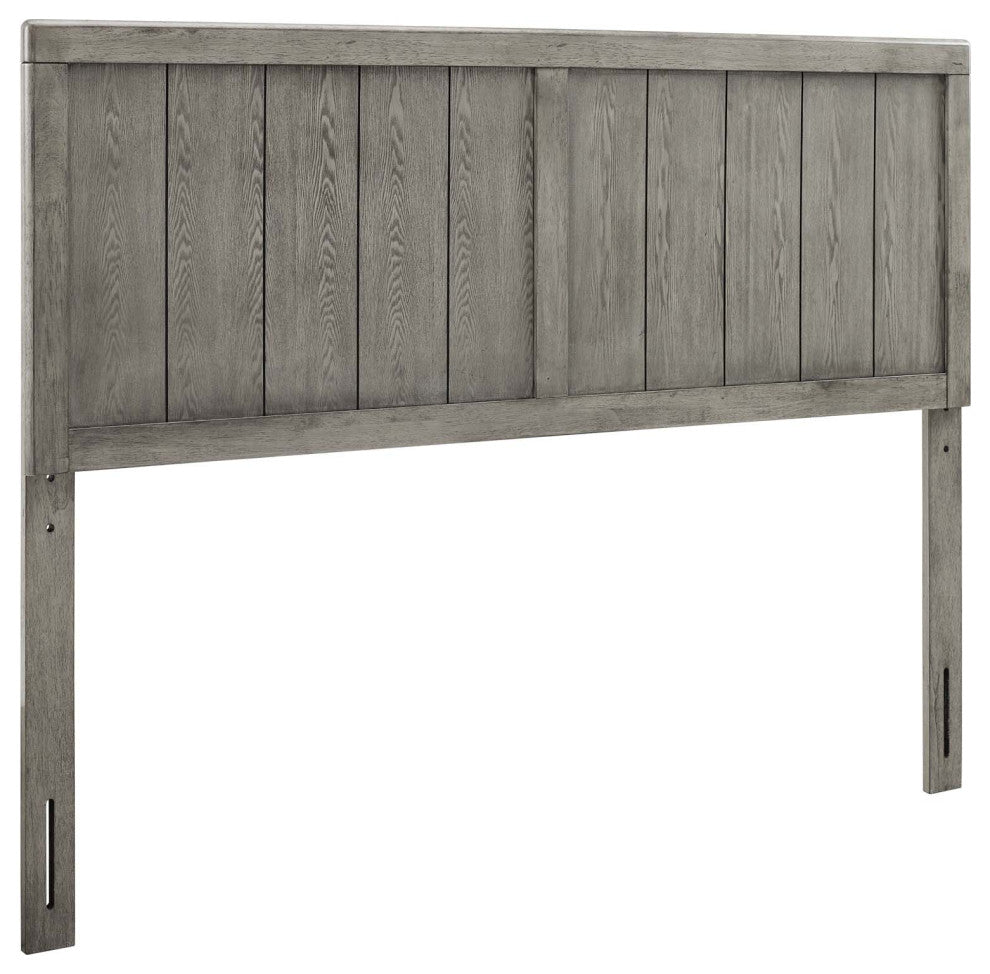 Robbie Full Wood Headboard Gray