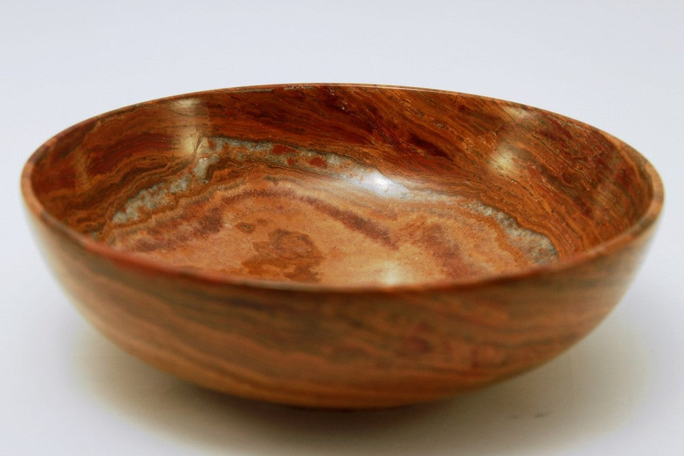 10" Laurus Collection Fossil Stone Bowl