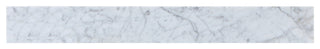 32" Backsplash, Carrara White