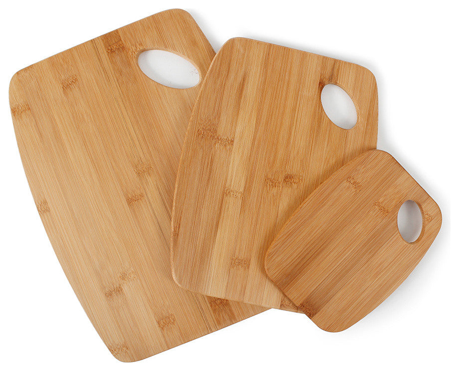 Neoflam 3-Piece Bamboo Cutting Board Set with Handle