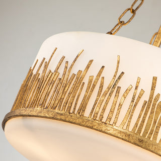 Ziggy Large Pendant in Laquered Silver
