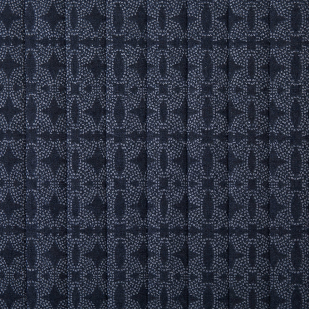 Indigo Reversible Quilt Set, 3-Piece, King